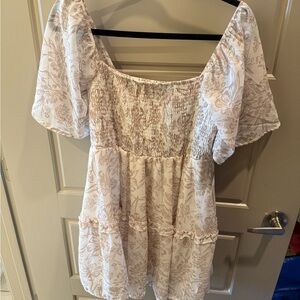 Justify Cream Floral Blouse